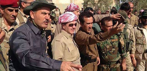 بارزانی سەردانی میحوەری گوێڕ- مەخموور دەكات